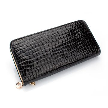 Жіночий гаманець, чорний П0430