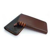 Мужской кошелек барсетка, коричневый П0436