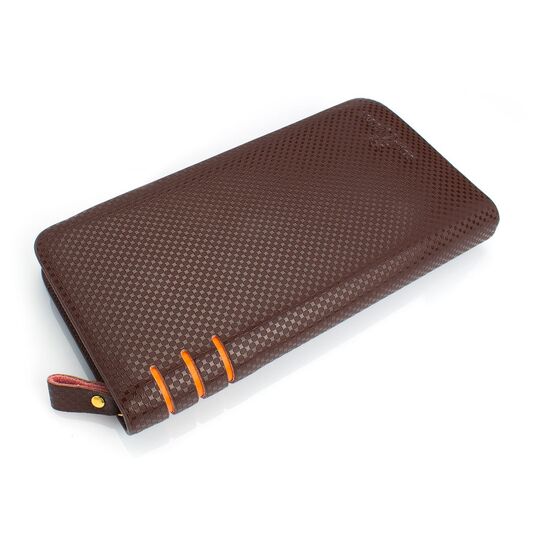 Чоловічий гаманець барсетка, коричневий П0436