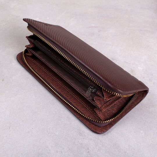 Чоловічий гаманець барсетка, коричневий П0436