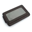 Затиск, гаманець, коричневий П0437