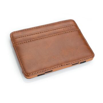 Затиск, гаманець, коричневий П0439