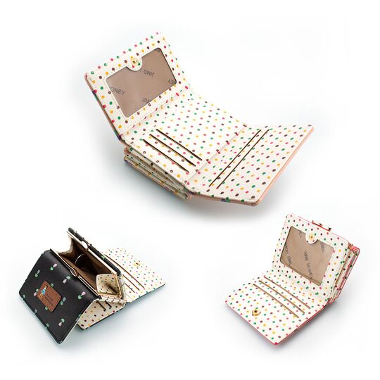 Женский кошелек, бежевый П0444