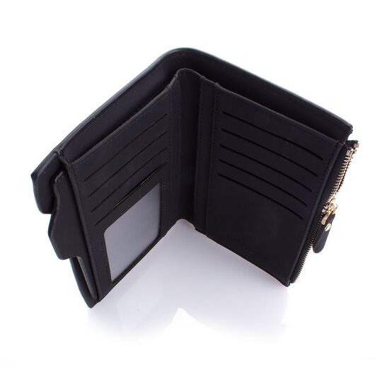 Чоловічий гаманець, чорний П0451 Чоловічий гаманець, чорний П0451