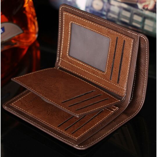 Мужской кошелек, коричневый П0453 Мужской кошелек, коричневый П0453