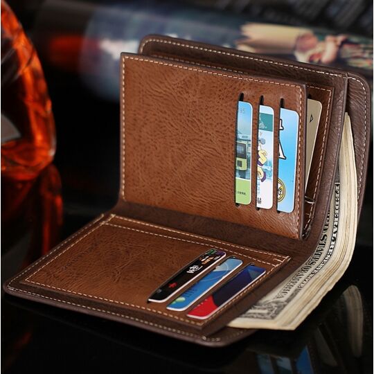 Мужской кошелек, коричневый П0453 Мужской кошелек, коричневый П0453