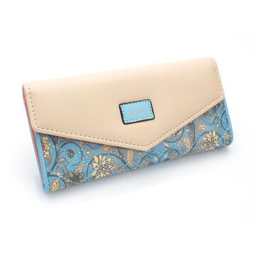 Жіночий гаманець, блакитний П0454