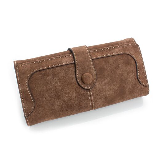 Жіночий гаманець, коричневий П0462