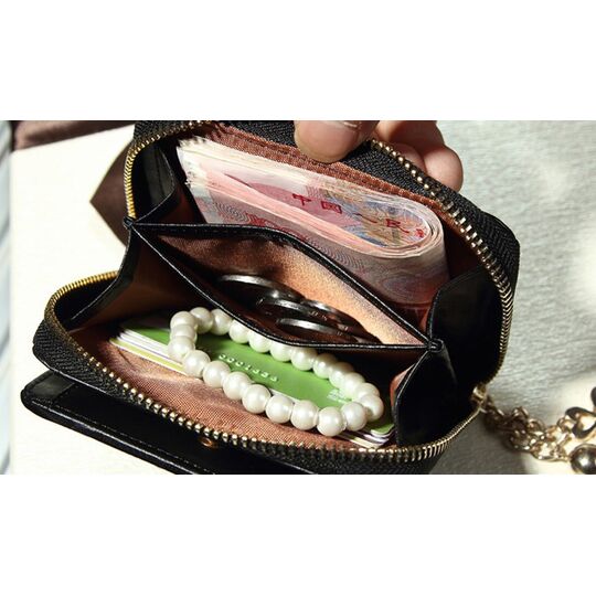 Женский кошелек, розовый П0466 Женский кошелек, розовый П0466