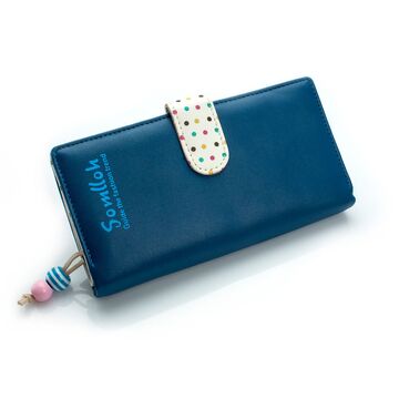 Женский кошелек, синий П0470