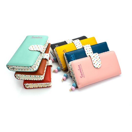 Жіночий гаманець, чорний П0471 Жіночий гаманець, чорний П0471