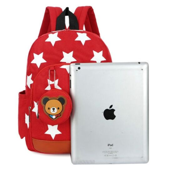 Детские рюкзаки - Женский рюкзак, красный П0497