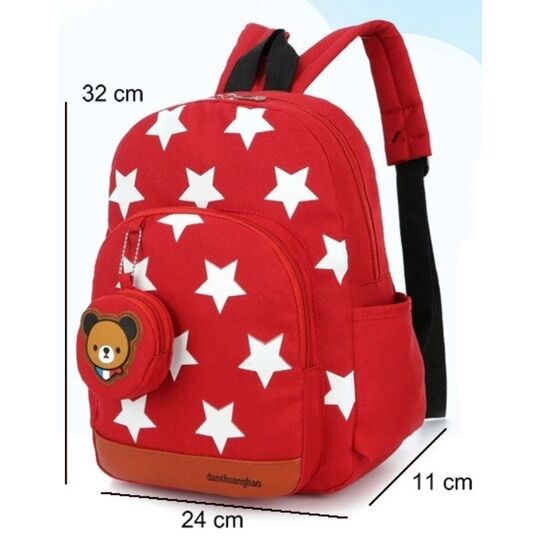 Детские рюкзаки - Женский рюкзак, красный П0497