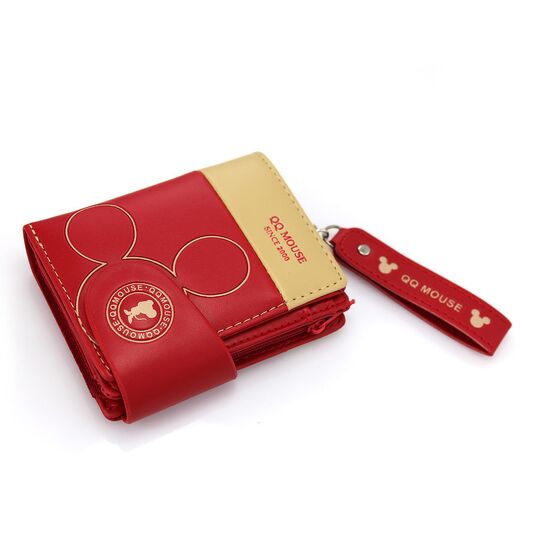 Женский кошелек Микки Маус, красный П0499