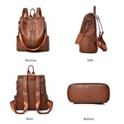 Жіночий рюкзак SAITEN, коричневий П0504