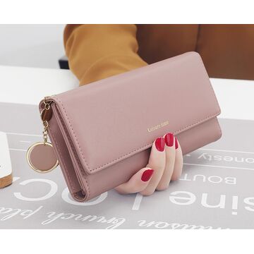 Жіночий гаманець, рожевий П0513