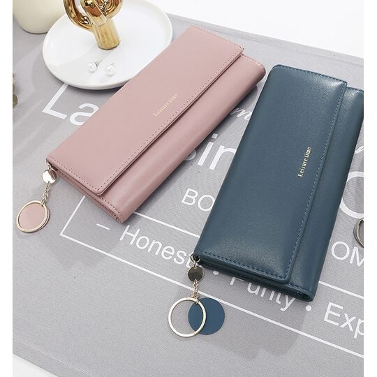 Женский кошелек, розовый П0513