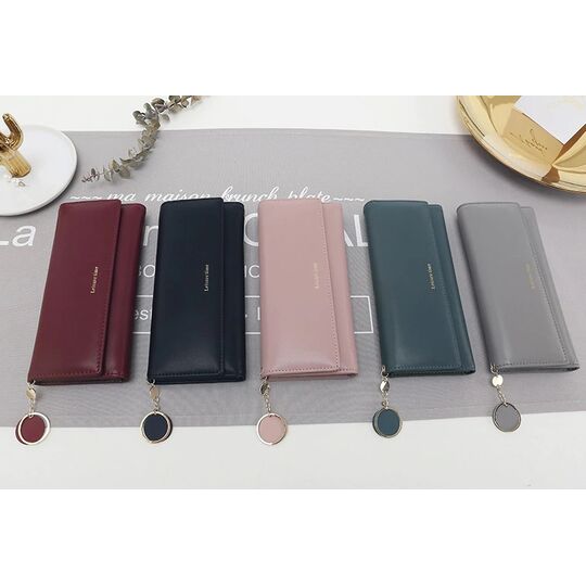 Женский кошелек, розовый П0513