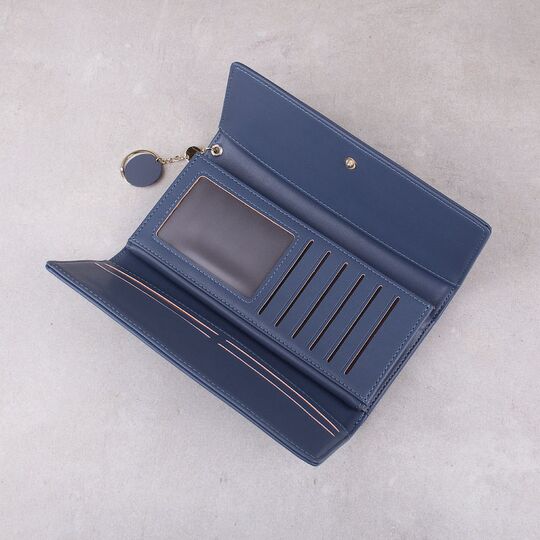 Жіночий гаманець, синій П0514