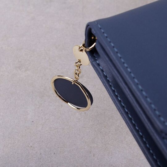 Жіночий гаманець, синій П0514