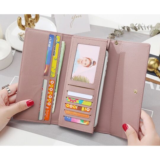 Жіночий гаманець, чорний - П0515