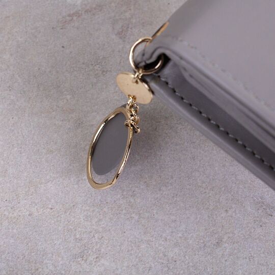 Женский кошелек, серый П0517