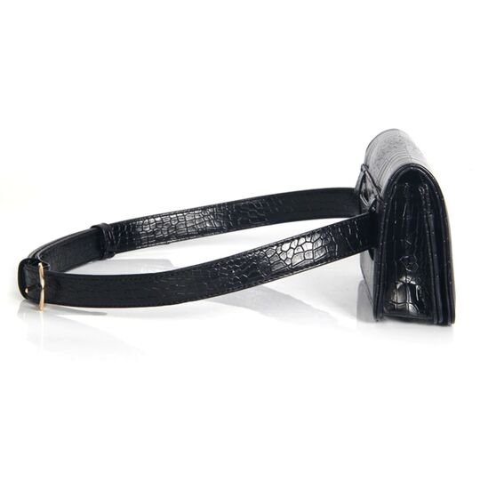 Сумка поясна Badiya, чорна П0520