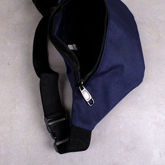 Сумка поясная, бананка AIREEBAY синяя П0523