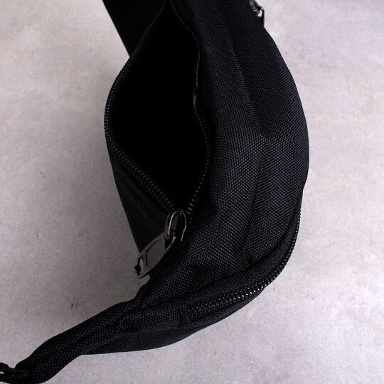 Сумка поясна, бананка AIREEBAY, чорна П0524