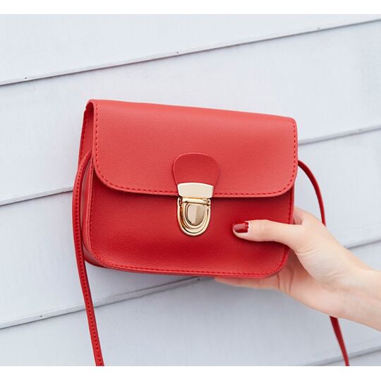 Жіноча сумка, червона П0531