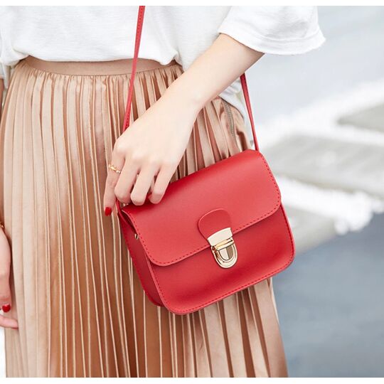 Жіноча сумка, рожева - П0532