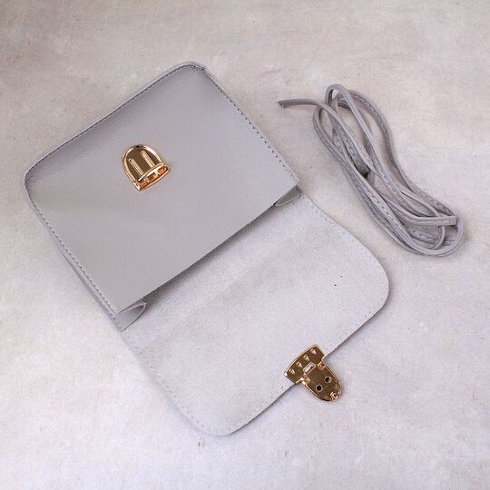 Жіноча сумка, сіра П0533