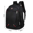 Мужской рюкзак WOVELOT, черный П0536 Мужской рюкзак WOVELOT, черный П0536