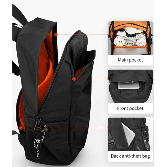 Рюкзак Mazzy Star, чорний П0549 Рюкзак Mazzy Star, чорний П0549