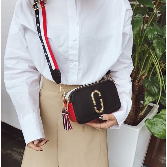 Женская сумка клатч, красная П0556