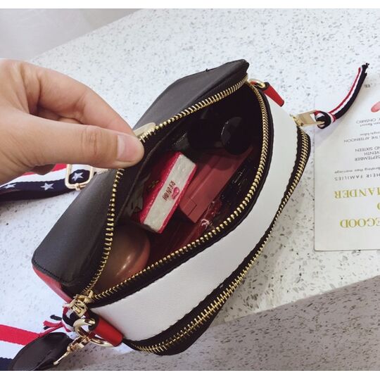 Женская сумка клатч, красная П0556