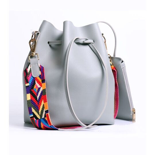 Жіноча сумка DAUNAVIA, сіра П0559