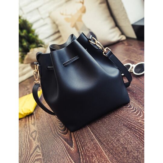 Женская сумка DAUNAVIA, черная П0561