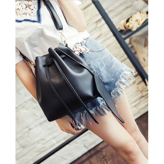 Женская сумка DAUNAVIA, черная П0561