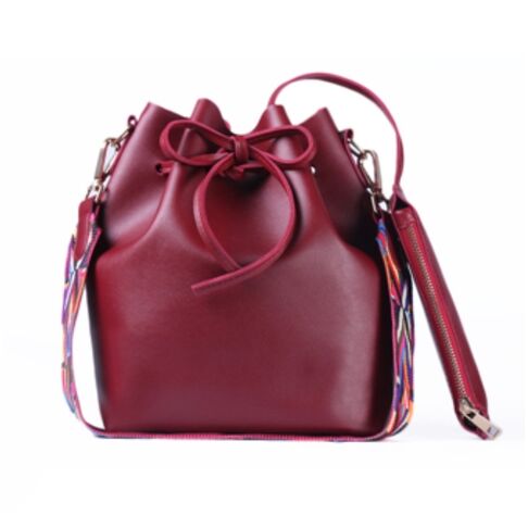 Жіноча сумка DAUNAVIA, червона П0562