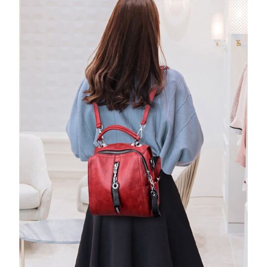 Женская сумка SAITEN, красная П0563