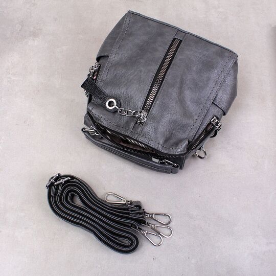 Женская сумка SAITEN, серая П0565