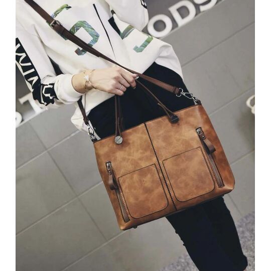 Женская сумка Tinkin, черная П0569