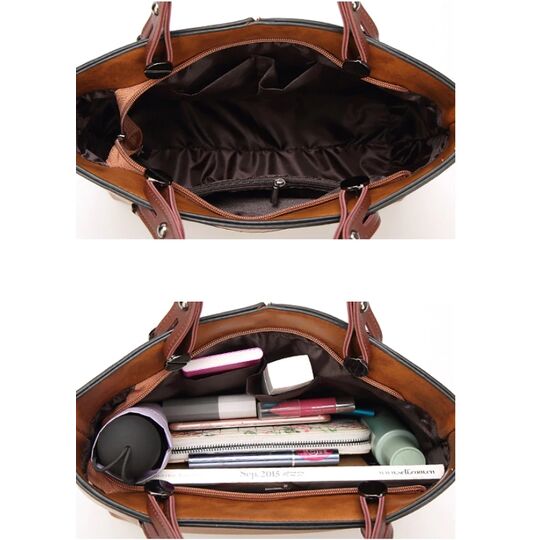 Женская сумка Tinkin, коричневая П0571