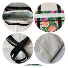 Женская сумка-тоут льняная "Черная кошка" П0572