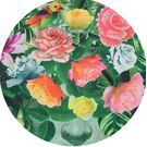 Женская сумка-тоут льняная "Черная кошка" П0572