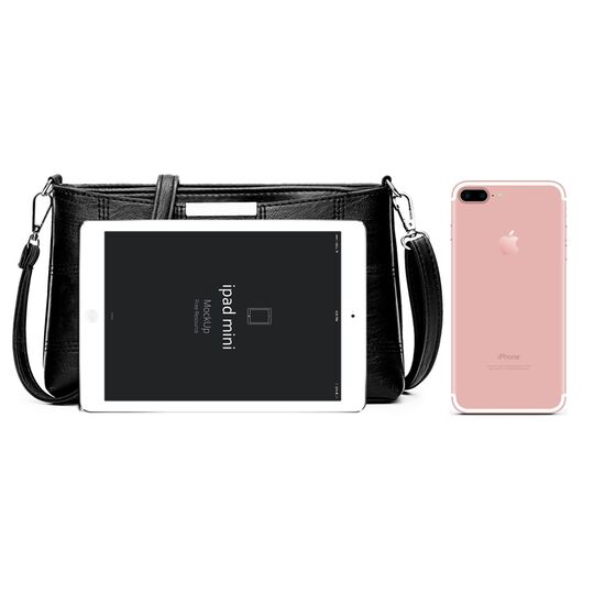 Жіноча сумка Cooamy, чорна П0573