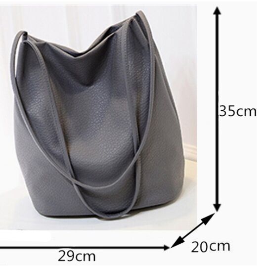 Женская сумка, серая П0589