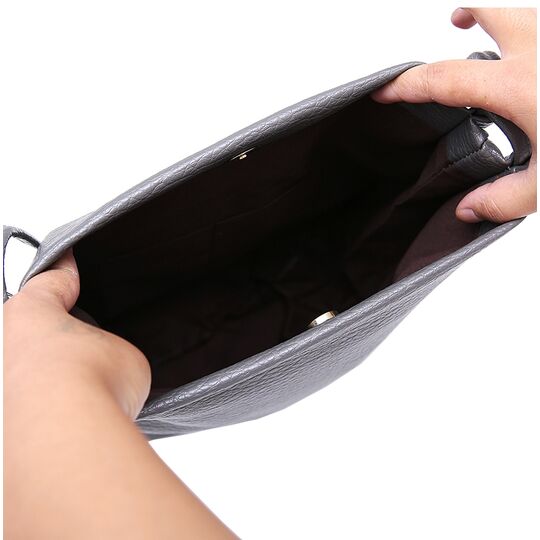 Женская сумка, серая П0589