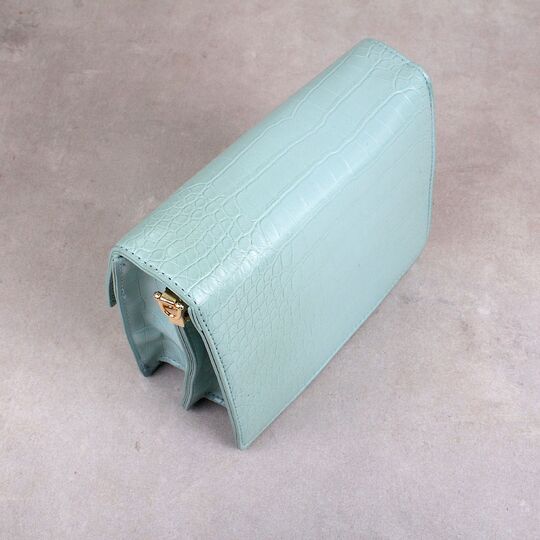 Женская сумка, голубая П0597